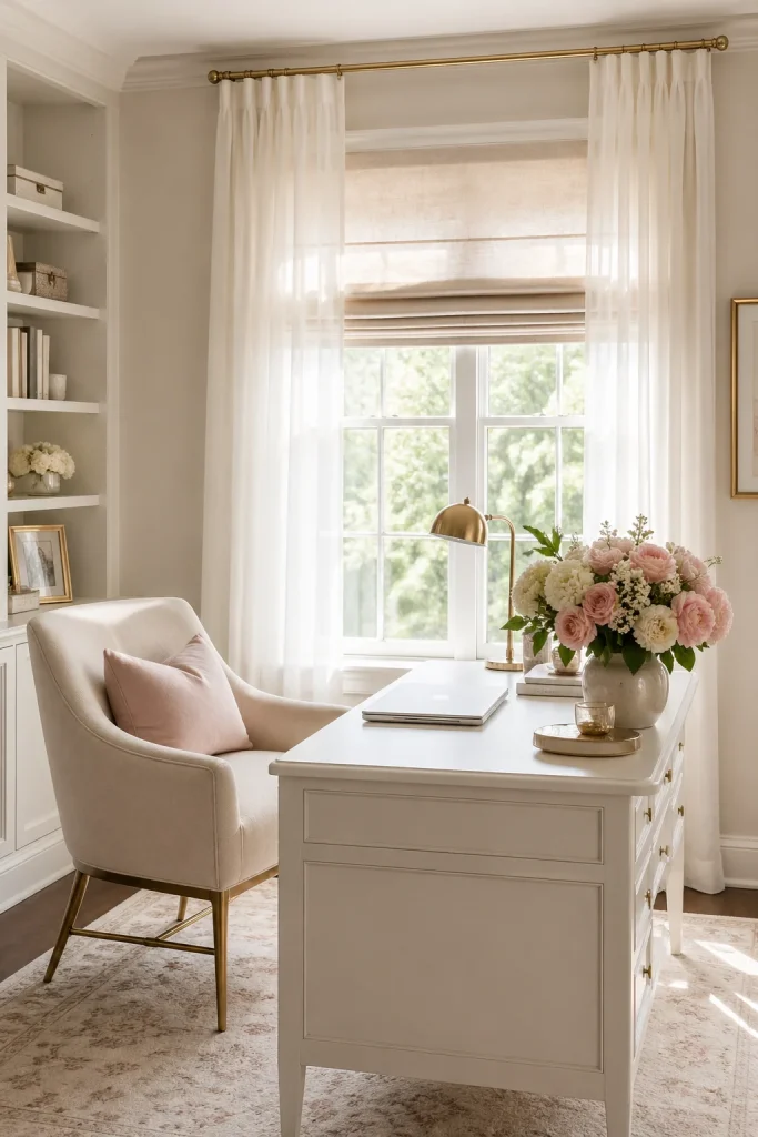 Add Curtains or Soft Window Treatments