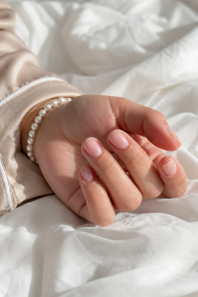 Barely There Pink Nails