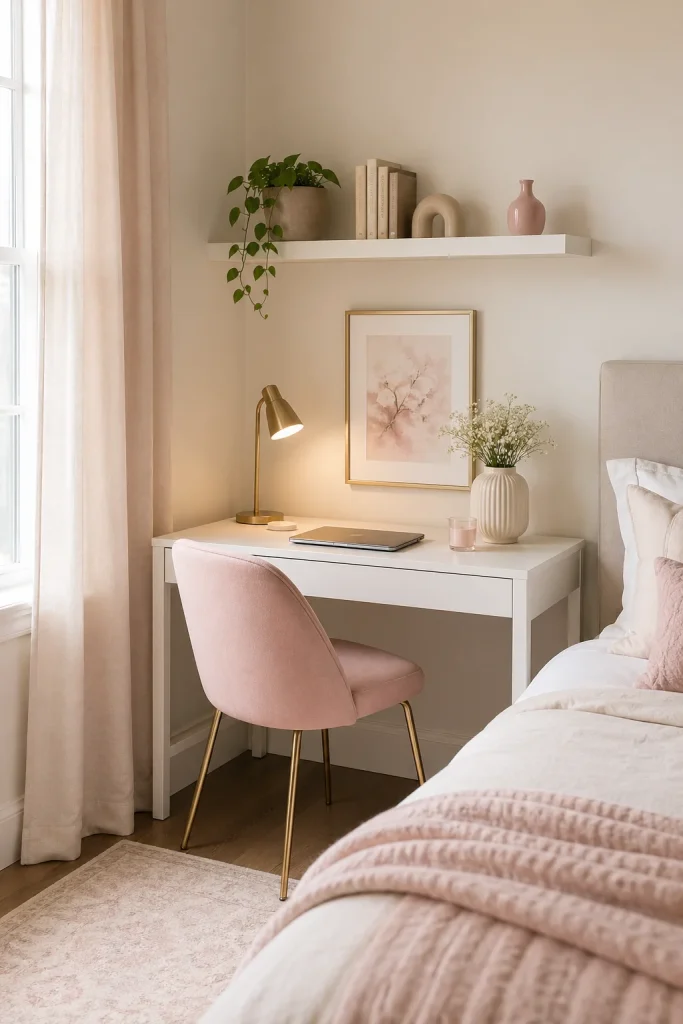 Build a Feminine Office Nook