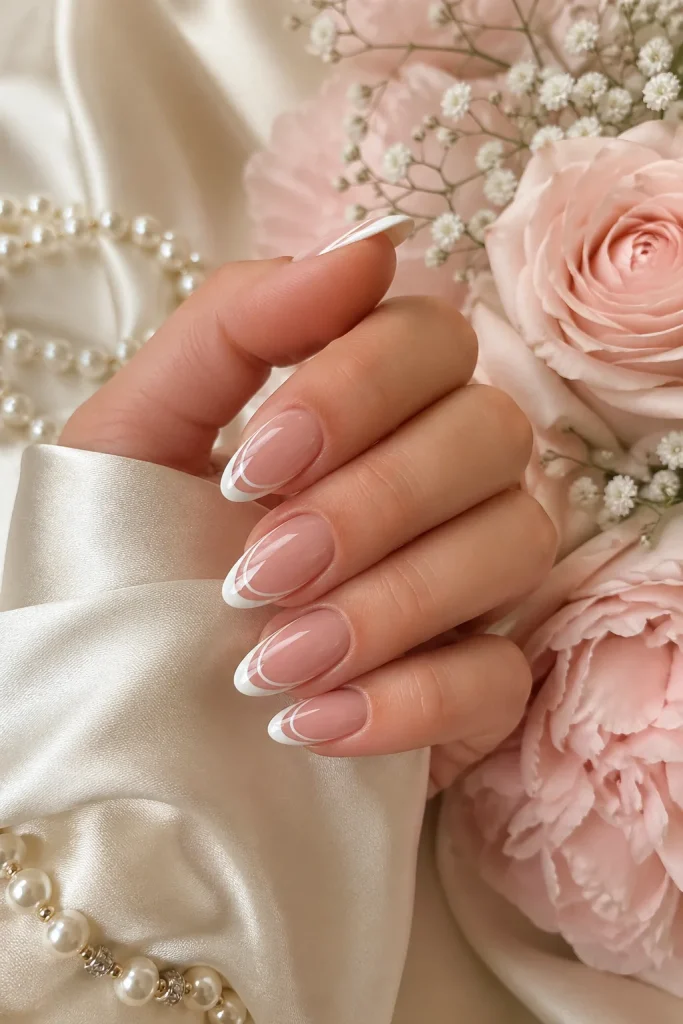 Double French Nude Nails