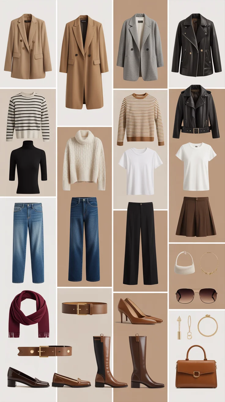 Effortlessly Chic Fall Outfit Capsule Checklist