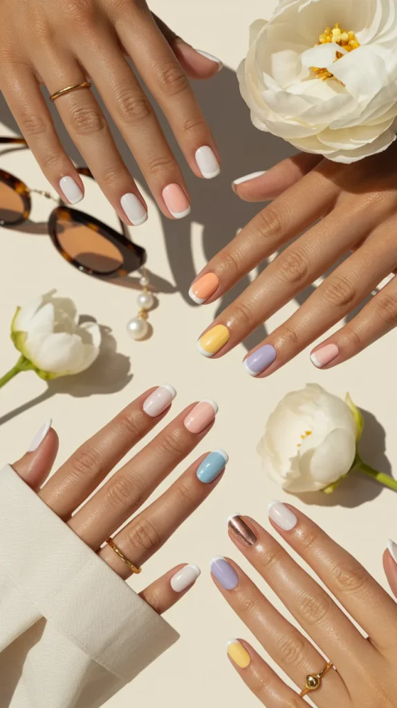 27 Classy Short Nail Ideas for Summer That Look Fresh and Polished 6 Featured Image classy short nail ideas for summer