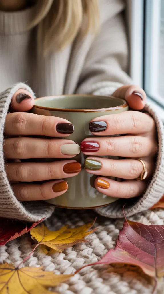 34 Short Fall Nail Designs That Look Cute, Cozy, and Easy to Wear 5 Featured Image short fall nail designs