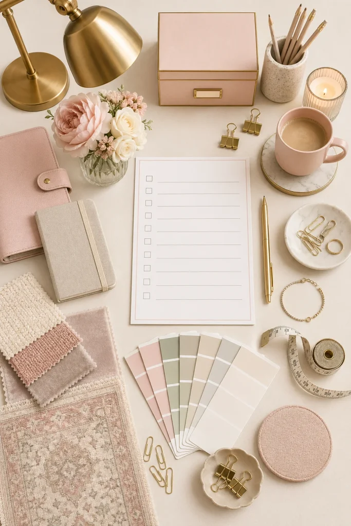 Feminine Home Office Shopping Checklist