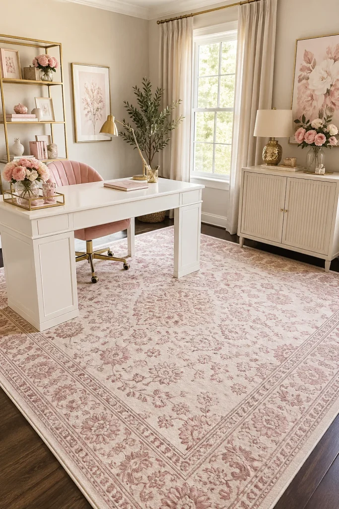 Ground the Room With a Soft Rug