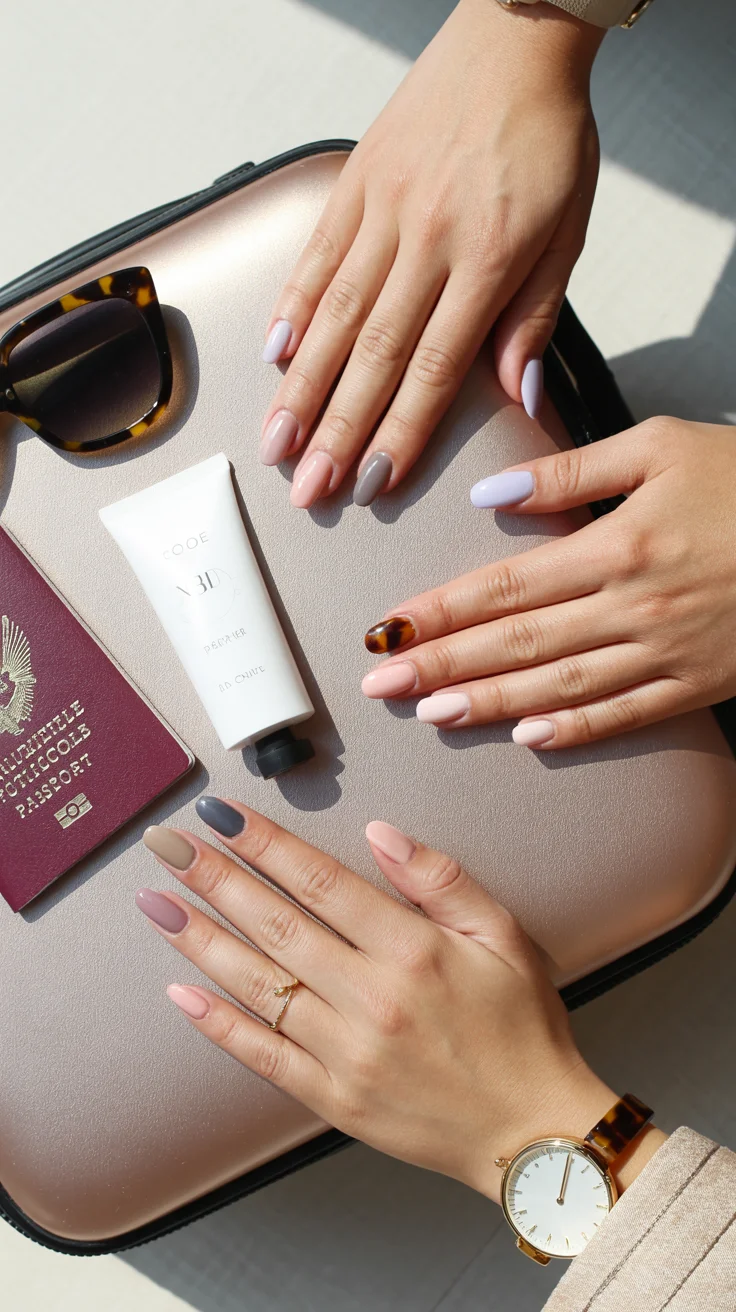 30 Chic Vacation Nail Ideas That Look Expensive on Every Getaway 24 Low Maintenance Vacation Nail Ideas