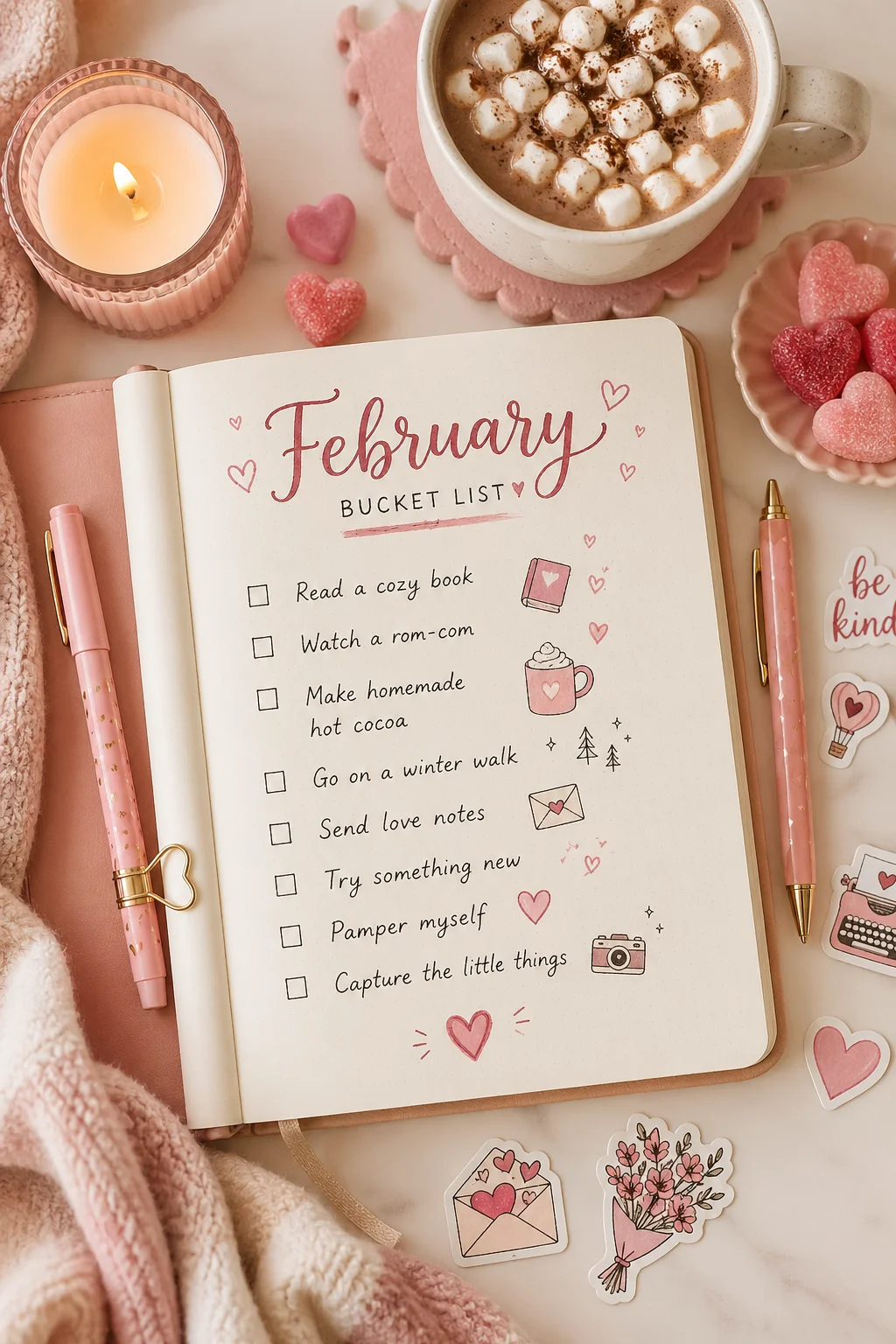 28 Epic February Plans for People Who Refuse Boredom 4 Make a February Bucket List Night