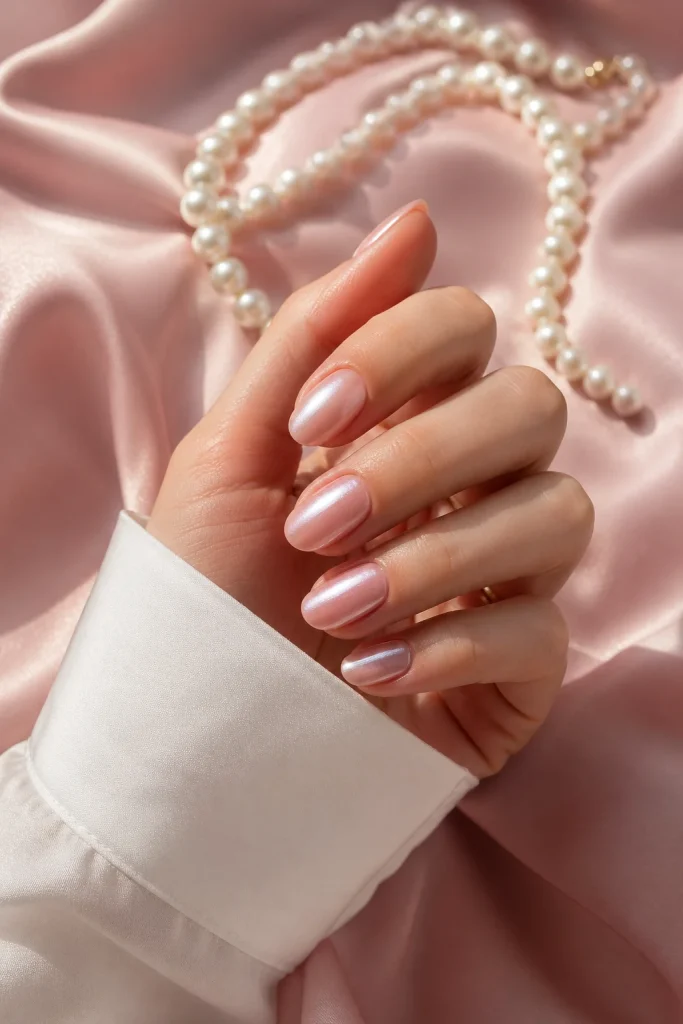 Pink Glazed Nails 1