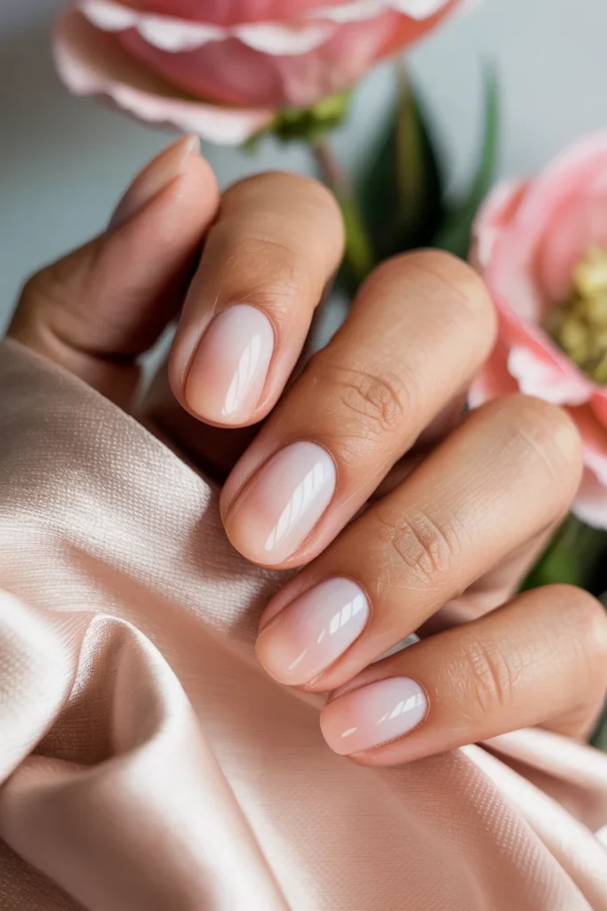 32 Elegant Valentine’s Day Nail Ideas for a Chic Romantic Manicure 9 Pink Ombre Nails