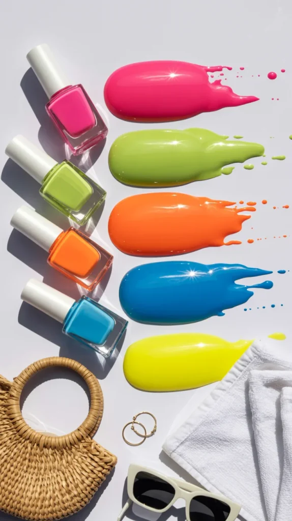 Why Neon Nail Designs Work So Well for Summer